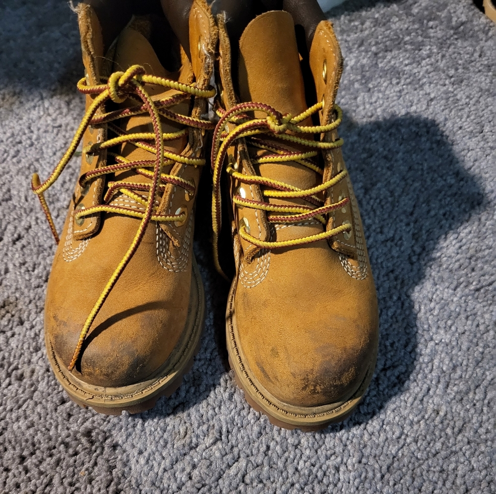 Timberland Kids Brown Lace-Up Boots